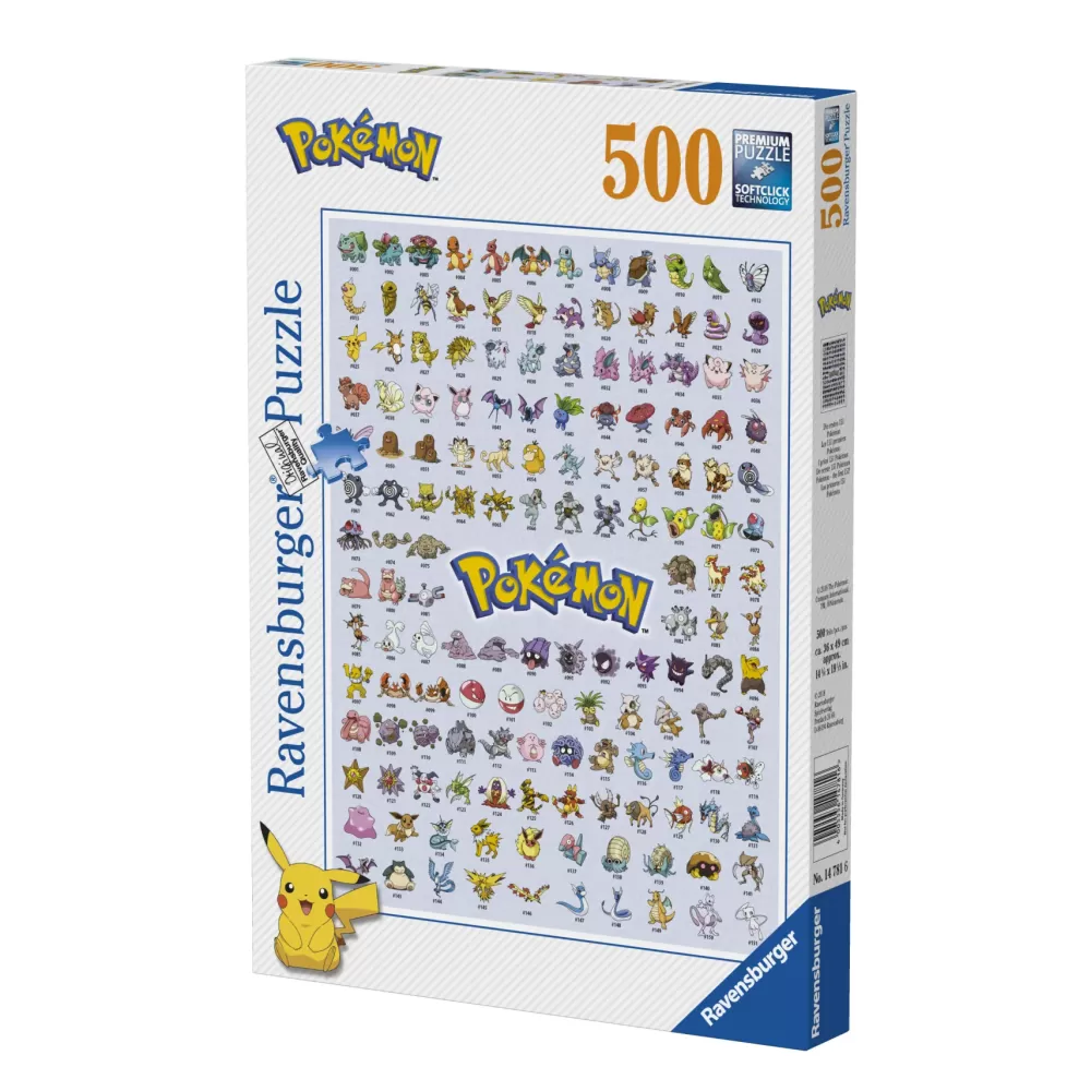 Discount Puzzle Pokemon, 500 Pezzi, Puzzle Adulti Puzzle 500 Pezzi