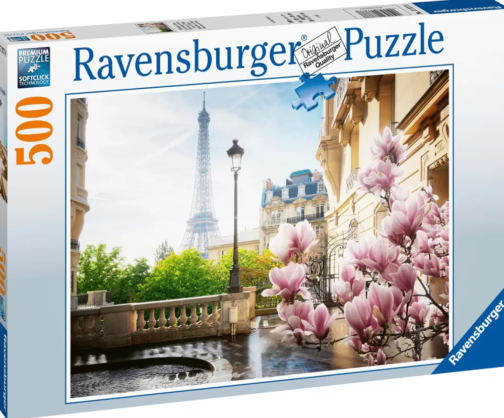 New Puzzle Primavera A Parigi, 500 Pezzi, Puzzle Adulti Puzzle 500 Pezzi