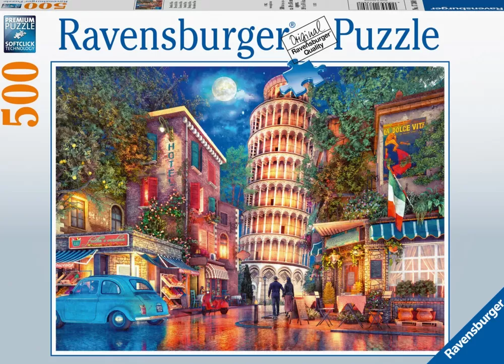 Cheap Puzzle Una Sera A Pisa, 500 Pezzi, Puzzle Adulti Puzzle 500 Pezzi