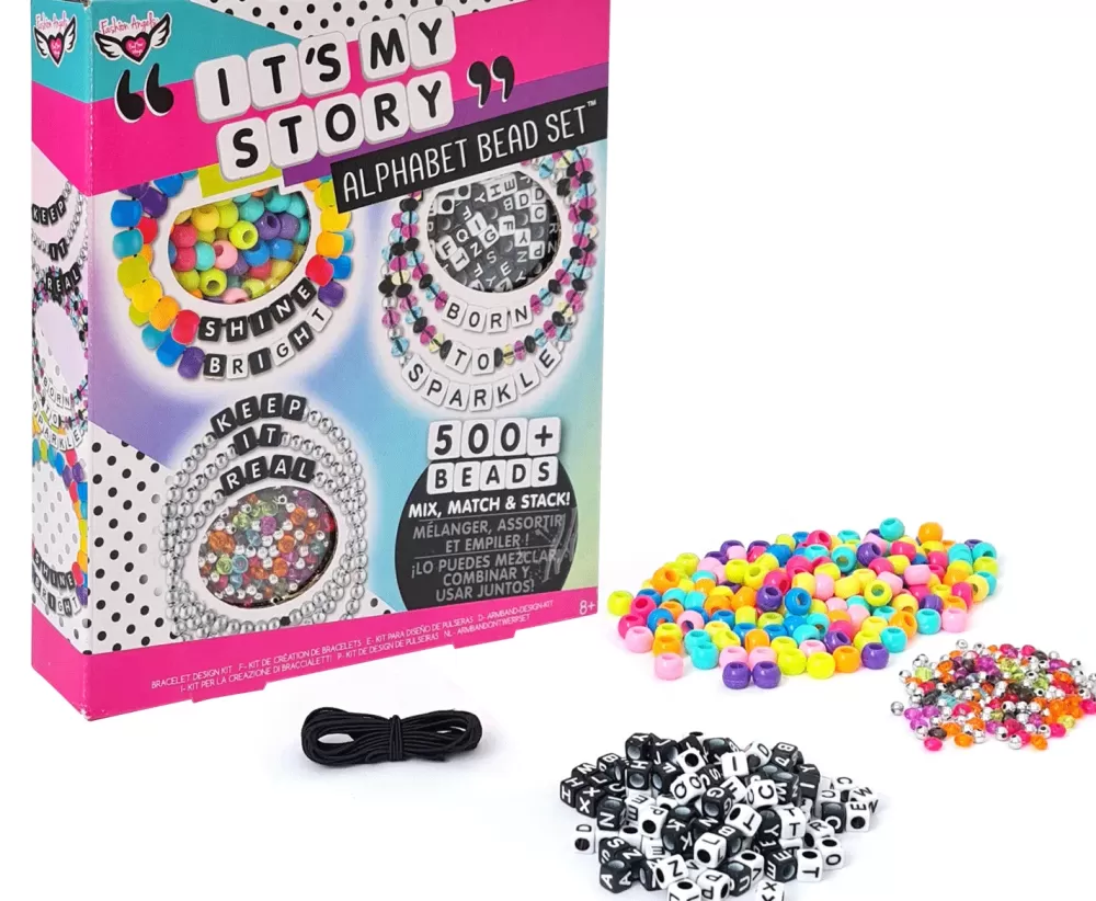 Flash Sale Set Crea I Tuoi Braccialetti Alphabet Bead It'S My Story Moda, Gioielli, Decorazioni, Cosmetici