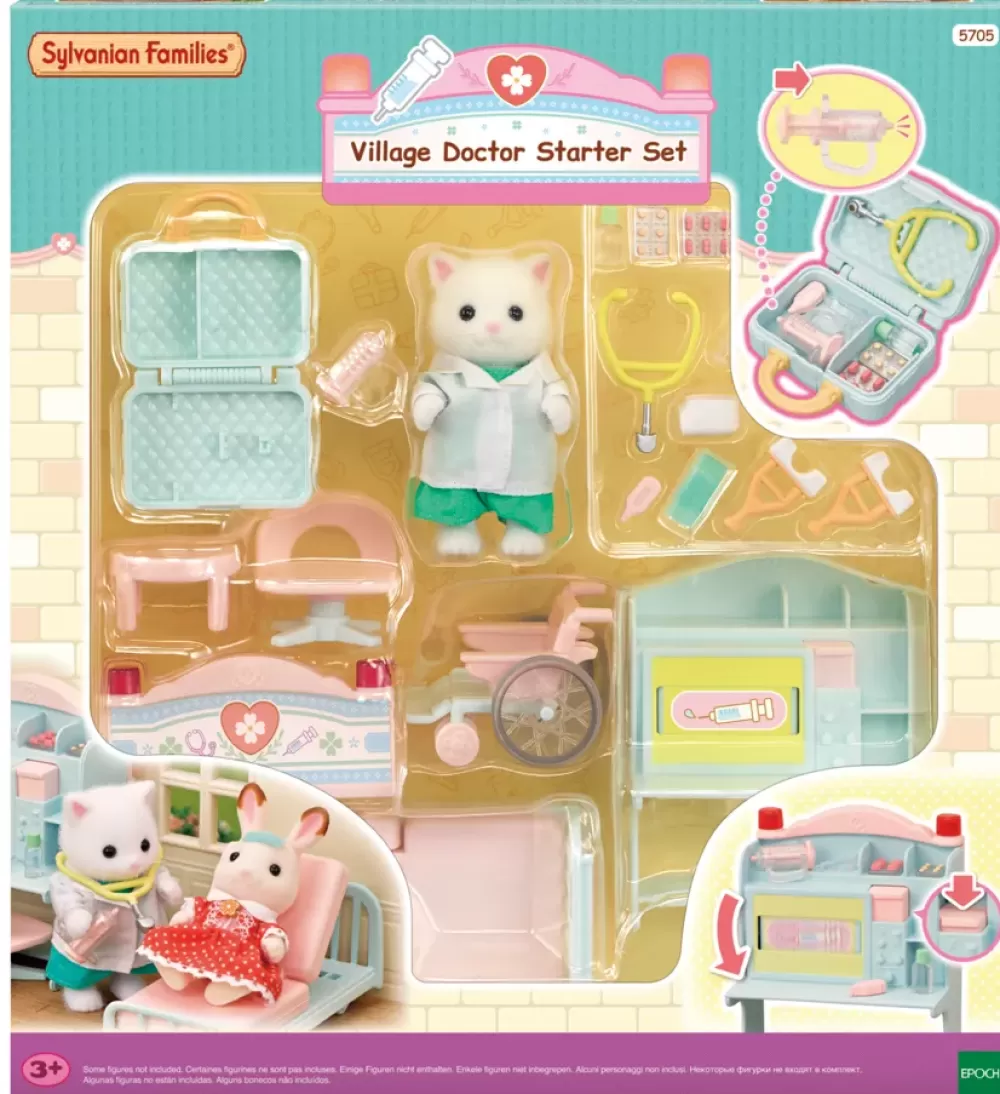 Flash Sale Set Dottore Del Villaggio Personaggi E Playset Del Meraviglioso Mondo Mini Dolls