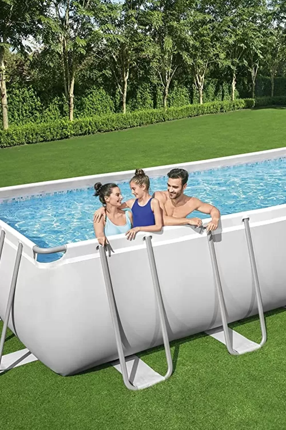 Best Sale Set Piscina Fuori Terra Power Steel ® Da 6.40 M X 2.74 M X 1.32 M Piscine Da Giardino