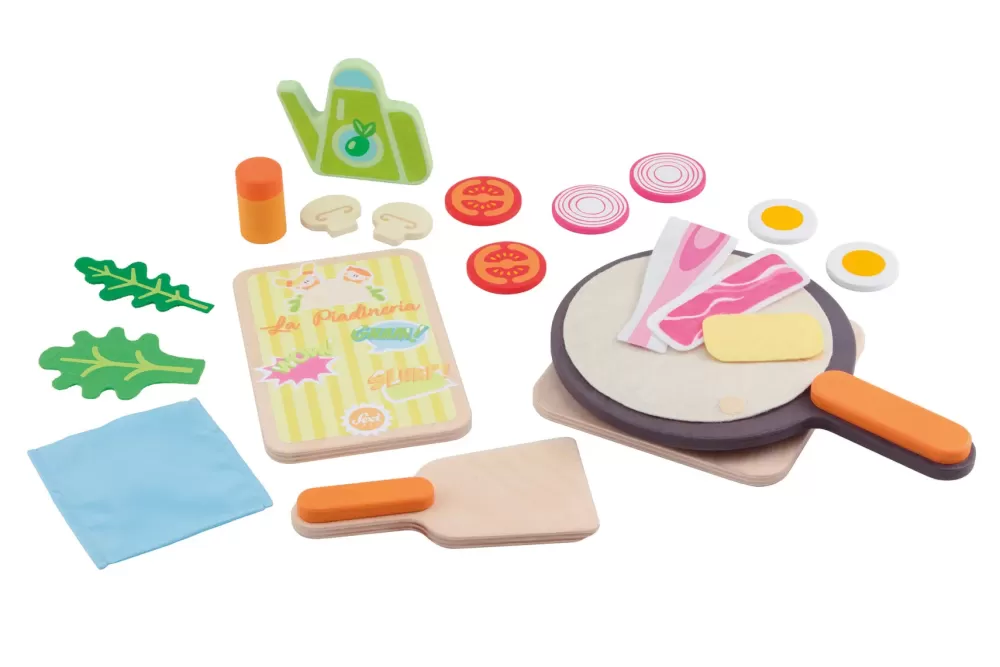 Sale Sevi Set Piadina (24 Pz) Giochi Di Imitazione In Legno