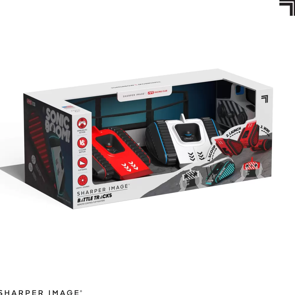Best Pack Con Due Carri Armati Radiocomandati Battle Track Macchinine Telecomandate
