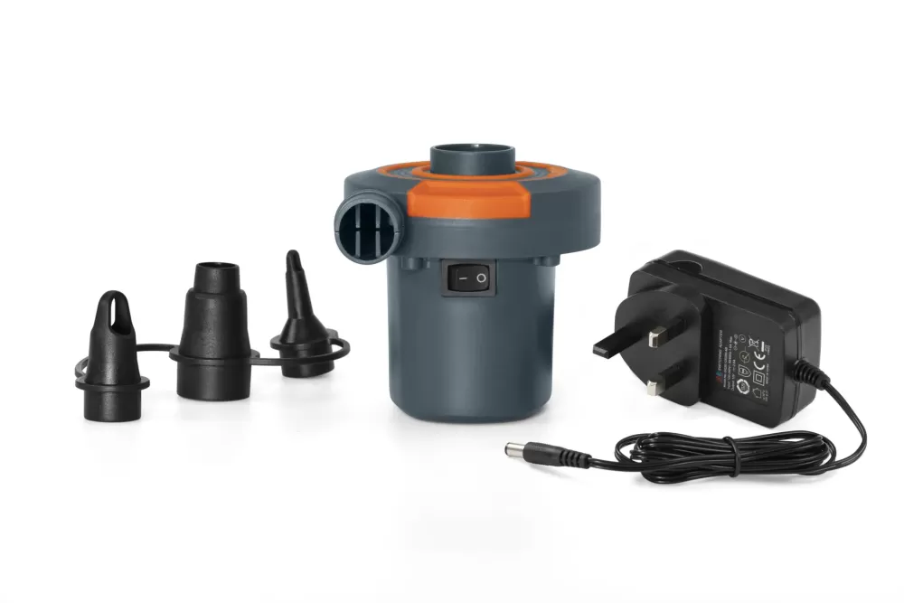 Cheap Sidewinder Pompa Di Gonfiaggio Elettrica 12 Volt Corrente Alternata/Corrente Continua(Contenuto: Pompa Di Gonfiaggico Elettrica, 3 Adattatori Per Valvole, 220-240 V / 50 Hz 12 V Cc) Piscine Da Giardino