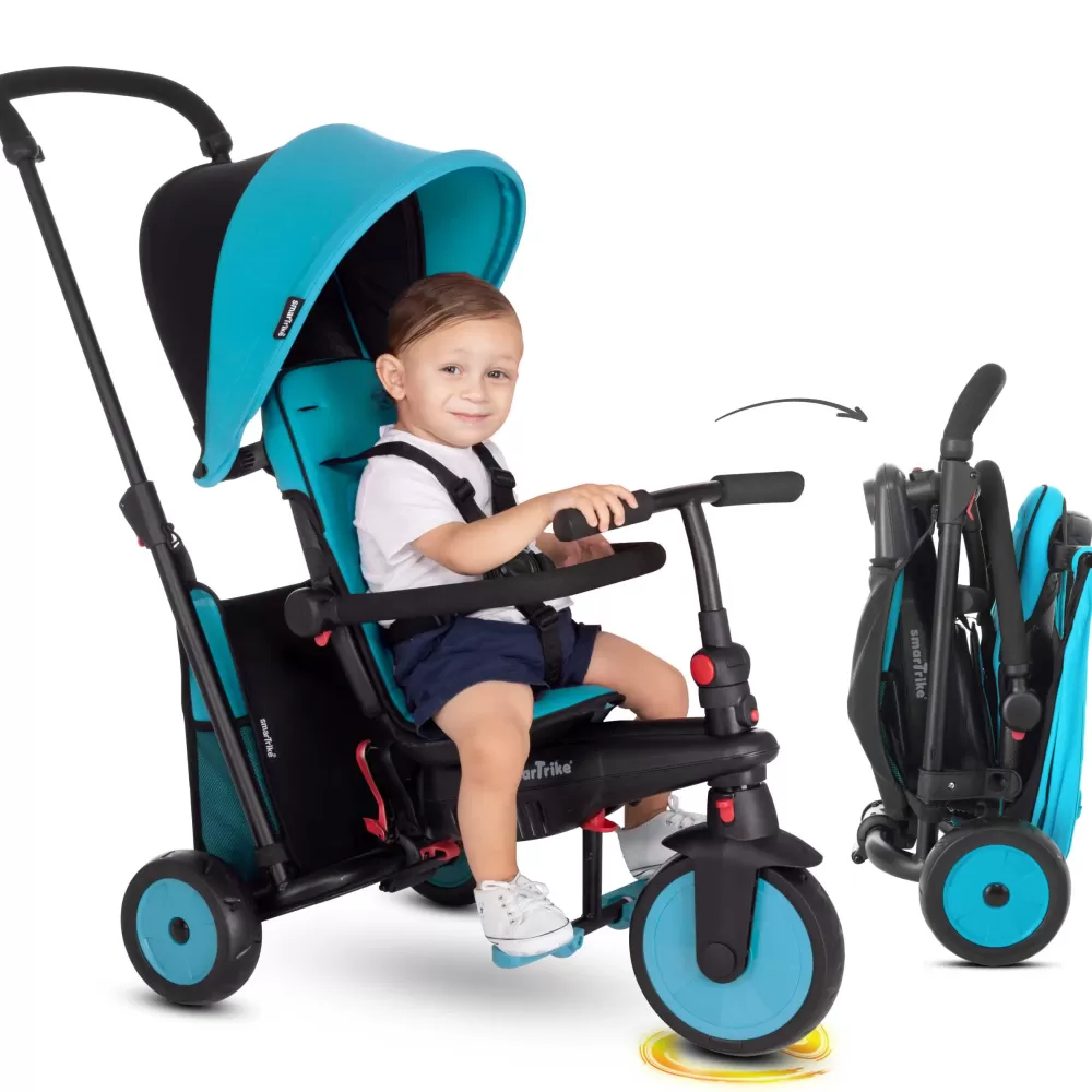 Sale Smartrike Str3 Folding 6 In 1 Blu Tricicli E Balance Bikes