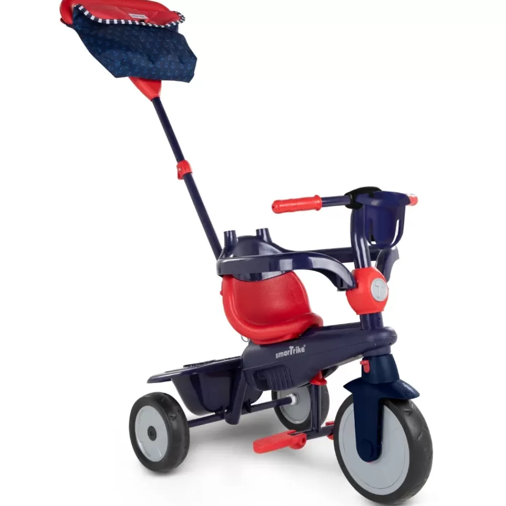 Clearance Smartrike Vanilla 4 In 1 Triciclo Per Bambini Dai 15 Mesi Con Maniglione Direzionale Touch Steering E Equipaggiamento Di Sicurezza Blu Navy Tricicli E Balance Bikes
