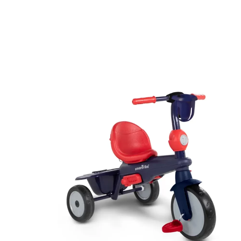 Clearance Smartrike Vanilla 4 In 1 Triciclo Per Bambini Dai 15 Mesi Con Maniglione Direzionale Touch Steering E Equipaggiamento Di Sicurezza Blu Navy Tricicli E Balance Bikes