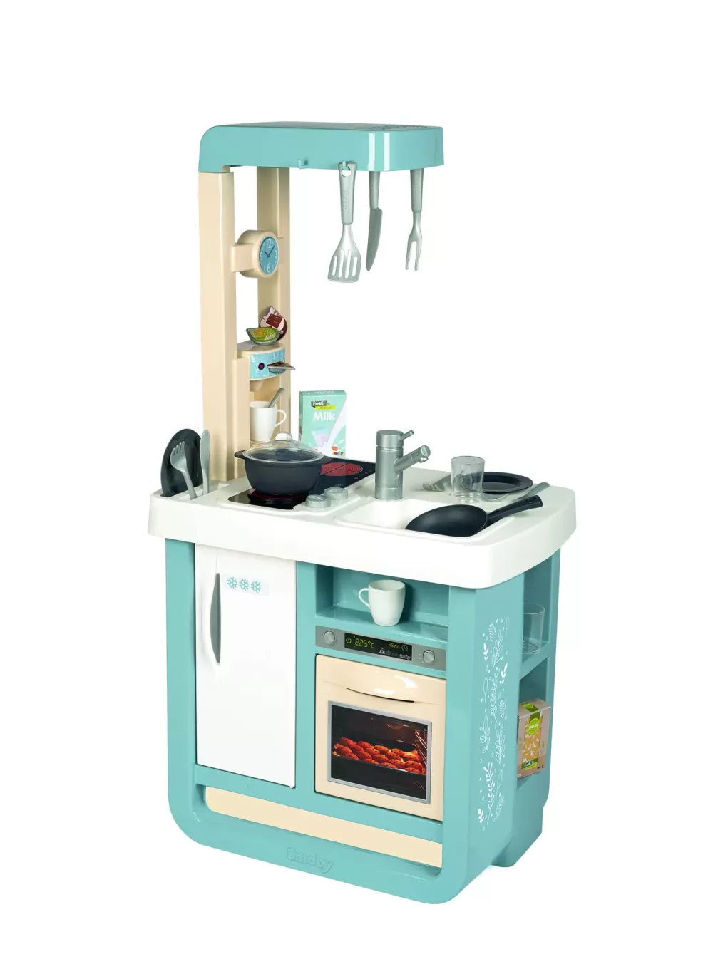 New Cucina Giocattolo Bon Appetit Con 23 Accessori, Altezza Piano Di Lavoro Cm 48,5 Cucine Giocattolo