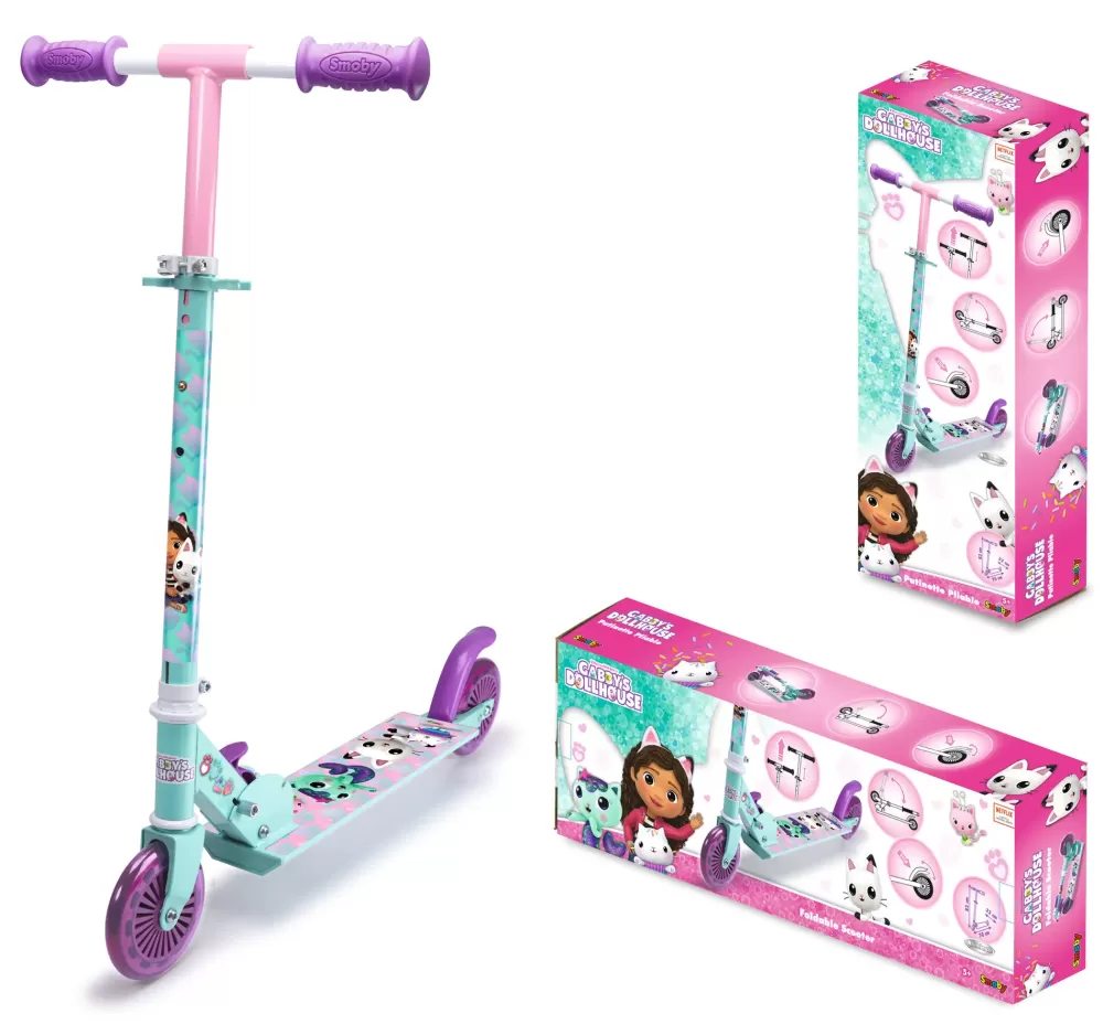 Cheap Monopattino 2 Ruote Di Gabby'S Dollhouse Con Manubrio Regolabile Monopattini