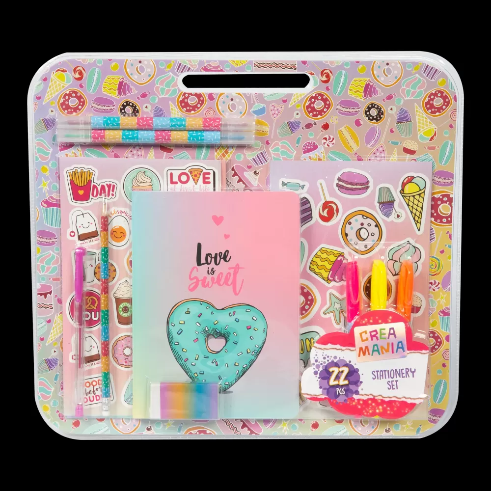 Outlet Stationery Set Quaderno Con Accessori Banchi Scuola E Lavagne