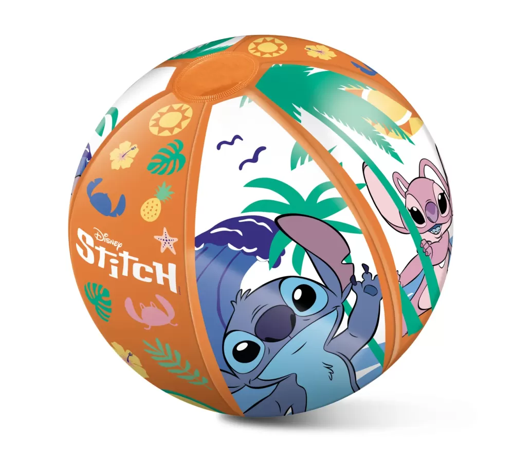 Best Stitch Beach Ball Pallone Da Spiaggia Colorato Gonfiabile Ideale Per Giocarci In Acqua Adatto A Bambini / Ragazzi / Adulti 50 Cm. Di Diametro Gonfiabili Per Bambini