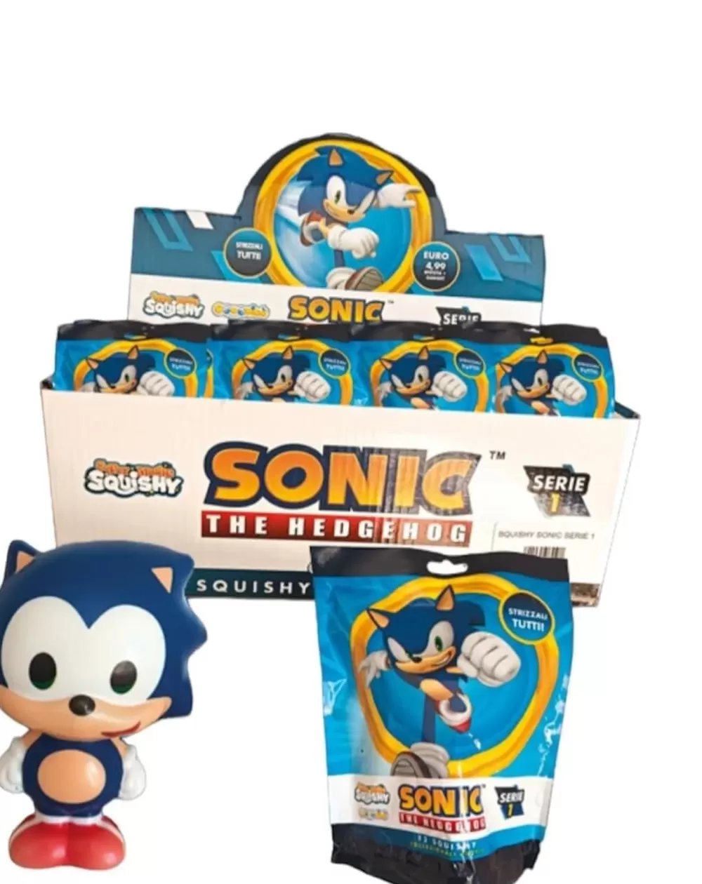 New Super Magic Squishy The Hedgehog Serie1 12 Personaggi Da Collezionare Action Figures