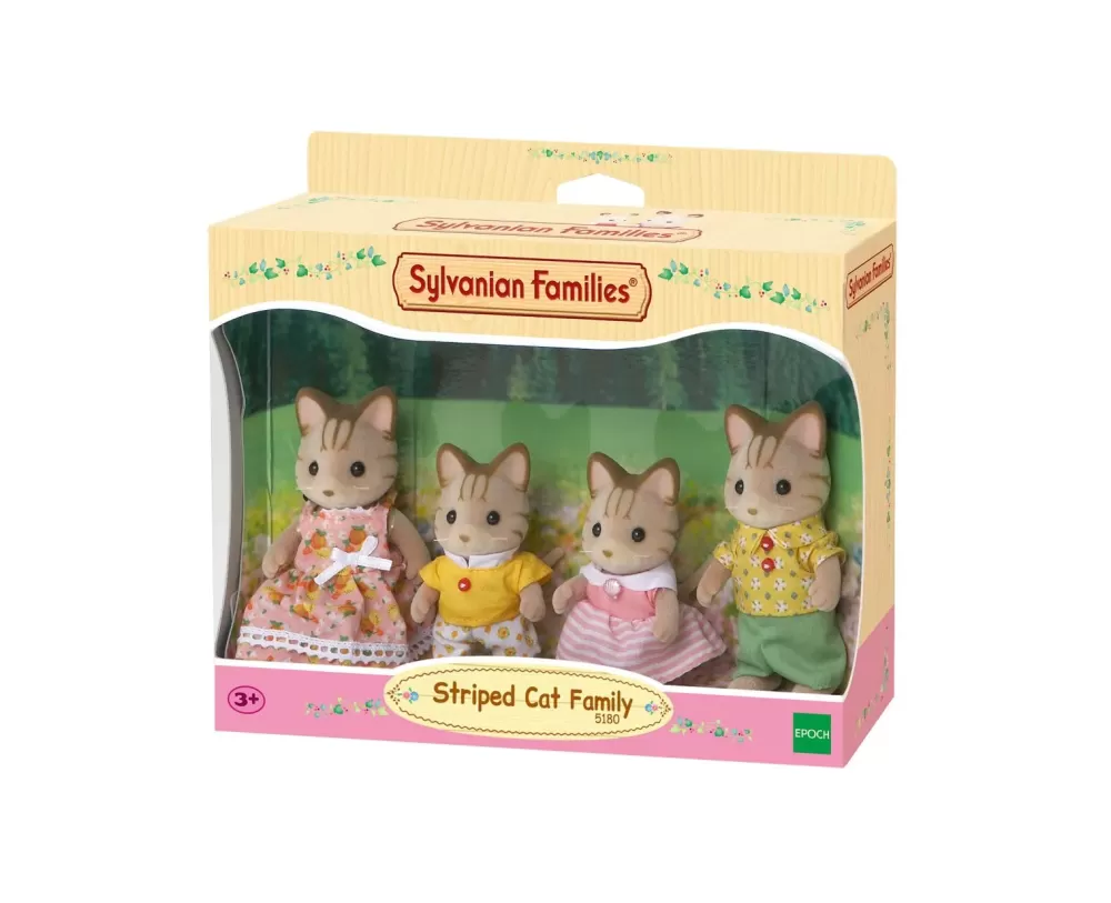 Discount Famiglia Gatti Striati Mini Dolls