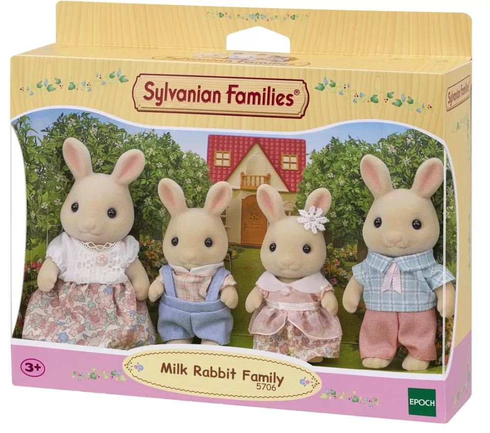 Online Personaggi Collezionabili Set Familglie Famiglia Coniglio Latte Mini Dolls