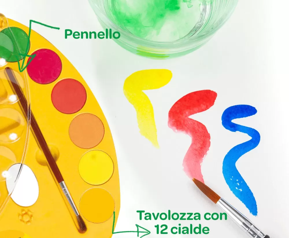 Outlet Tavolozza 12 Acquerelli Kit Artistici E Pittura