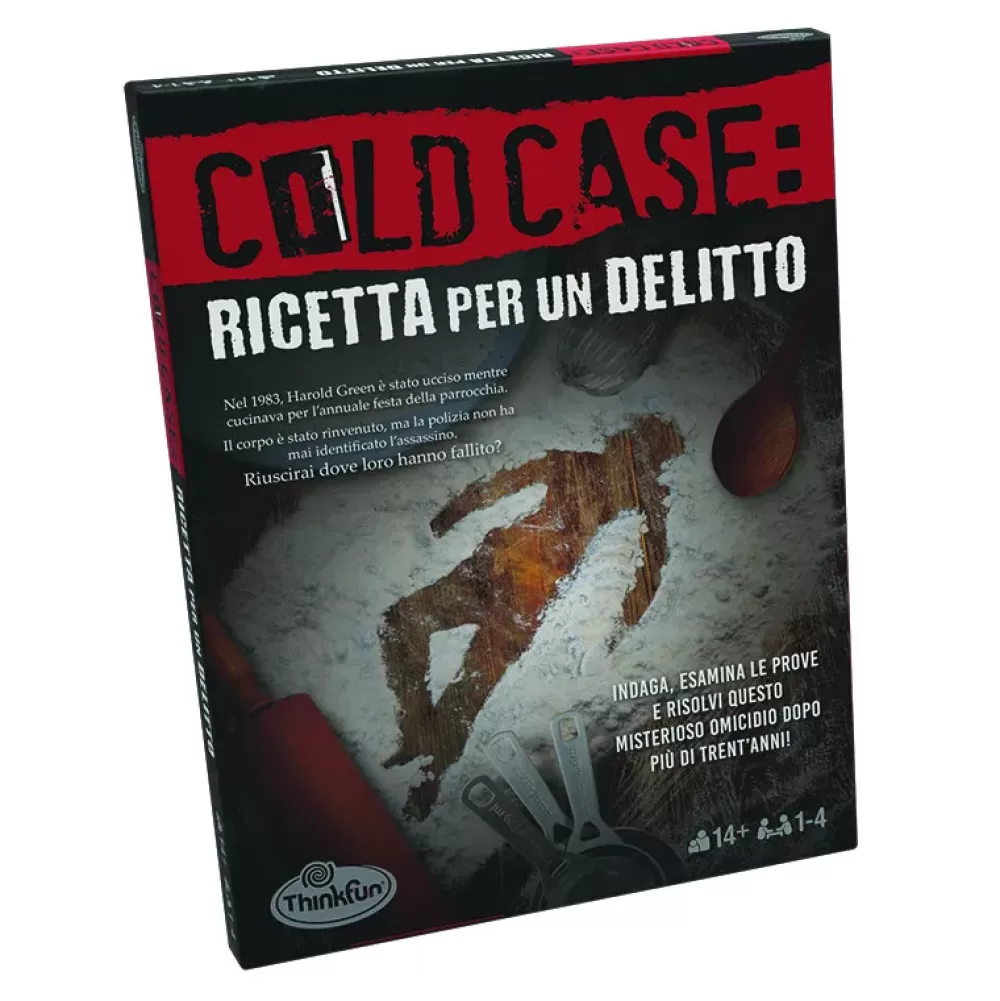 Fashion Thinkfun Cold Case 2: Ricetta Per Un Delitto, Gioco Di Logica E Indagine Per Adulti, 1-4 Giocatori, Eta 14+ Anni Giochi Escape Room Ed Enigmi