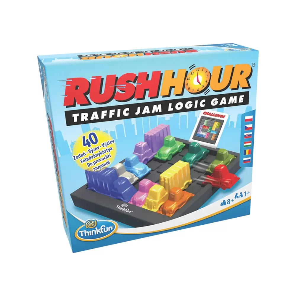 Best Sale Thinkfun Rush Hour Scappa Dagli Ingorghi, Gioco Da Tavolo, Da 1 A 4 Giocatori, 8+ Anni Giochi Di Societa Per Bambini