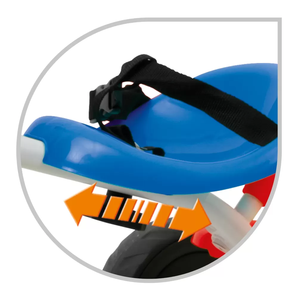 Best Triciclo Regolabile Con Ruote Libere E Maniglione Per Bambini Dai 10 Mesi | Cestino Inclinabile, Capote Parasole E Massimo Di 20Kg Tricicli E Balance Bikes