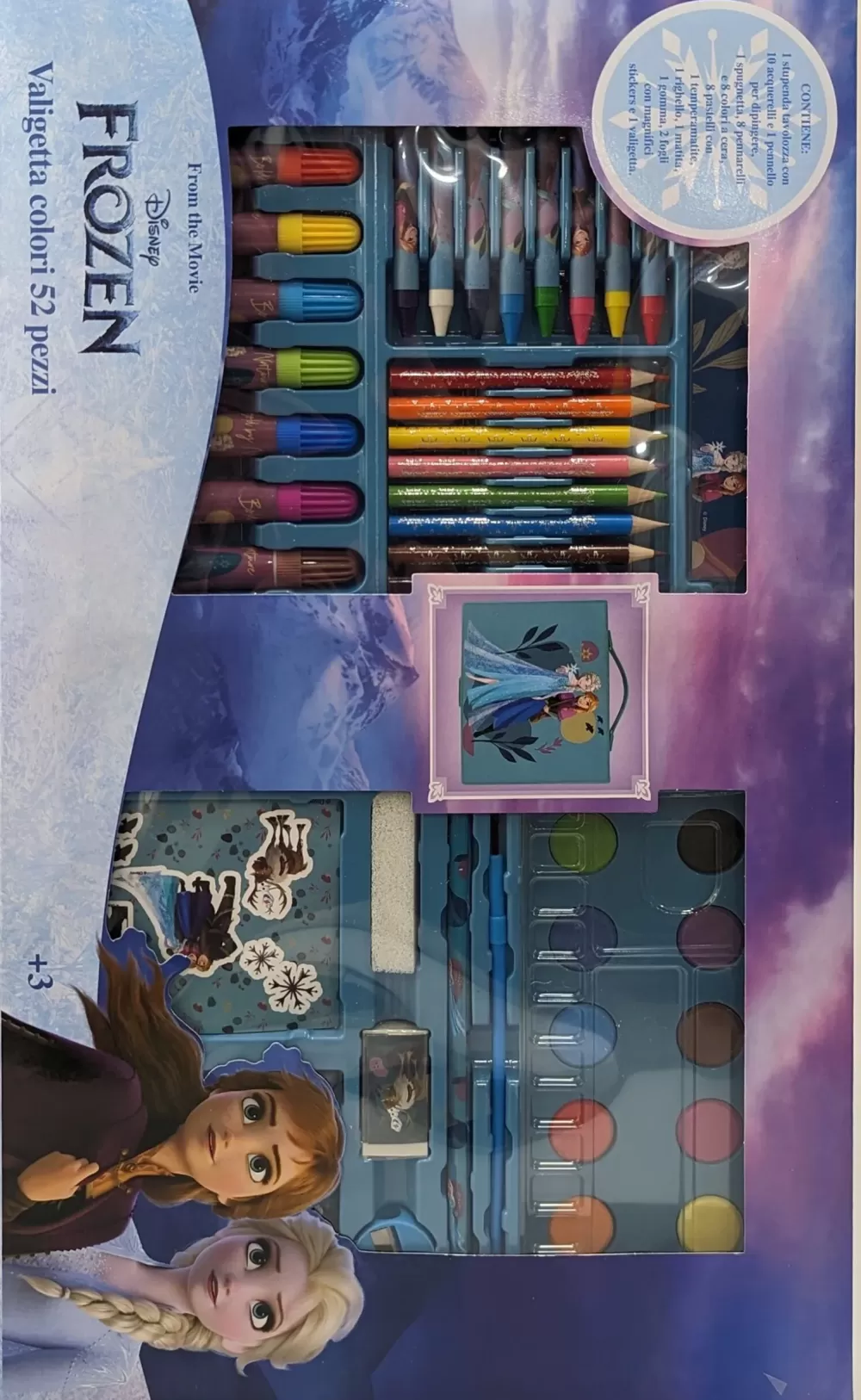 Shop Valigetta Dei Colori Da 52 Pezzi Disney Frozen In Scatola Vetrina Cancelleria E Accessori