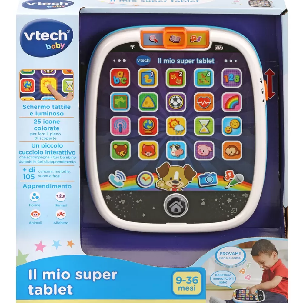 Store Il Mio Super Tablet! Il Primo Tablet Tattile E Luminoso Per I Piu Piccoli Giochi Di Apprendimento