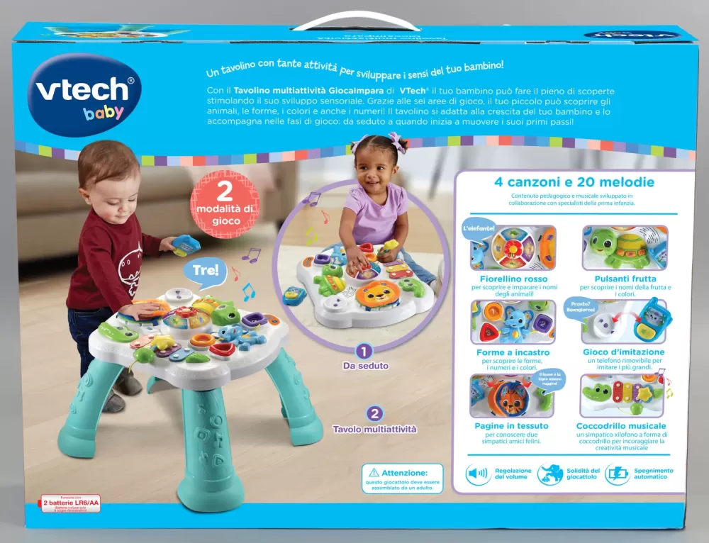 Store Tavolo Multiattivita Giocaimpara Con Tante Attivita Per Sviluppare I Sensi Del Bambino! Giochi Di Apprendimento