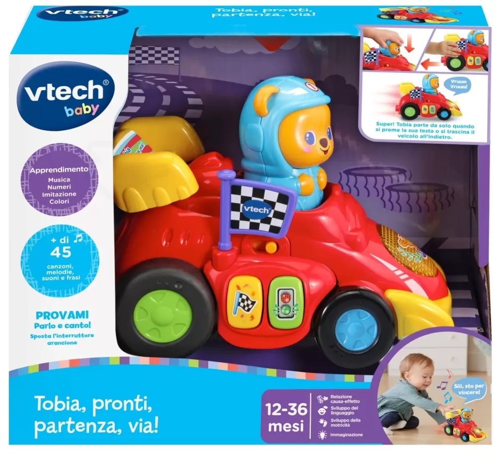 Shop Tobia, Pronti, Partenza, Via, Simpatico Orsetto Campione Di Velocita! Giochi Di Apprendimento