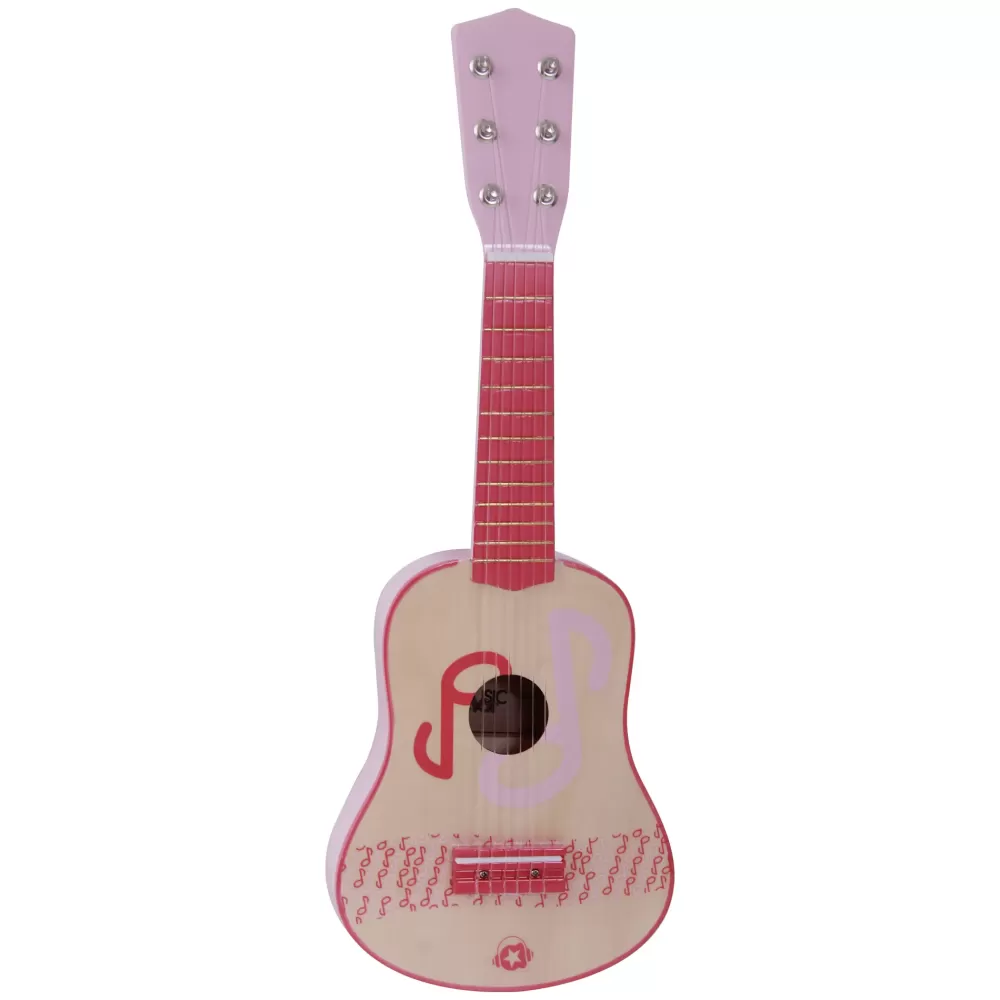 Outlet Wooden Guitar 55 Cm Girl Giochi E Strumenti Musicali