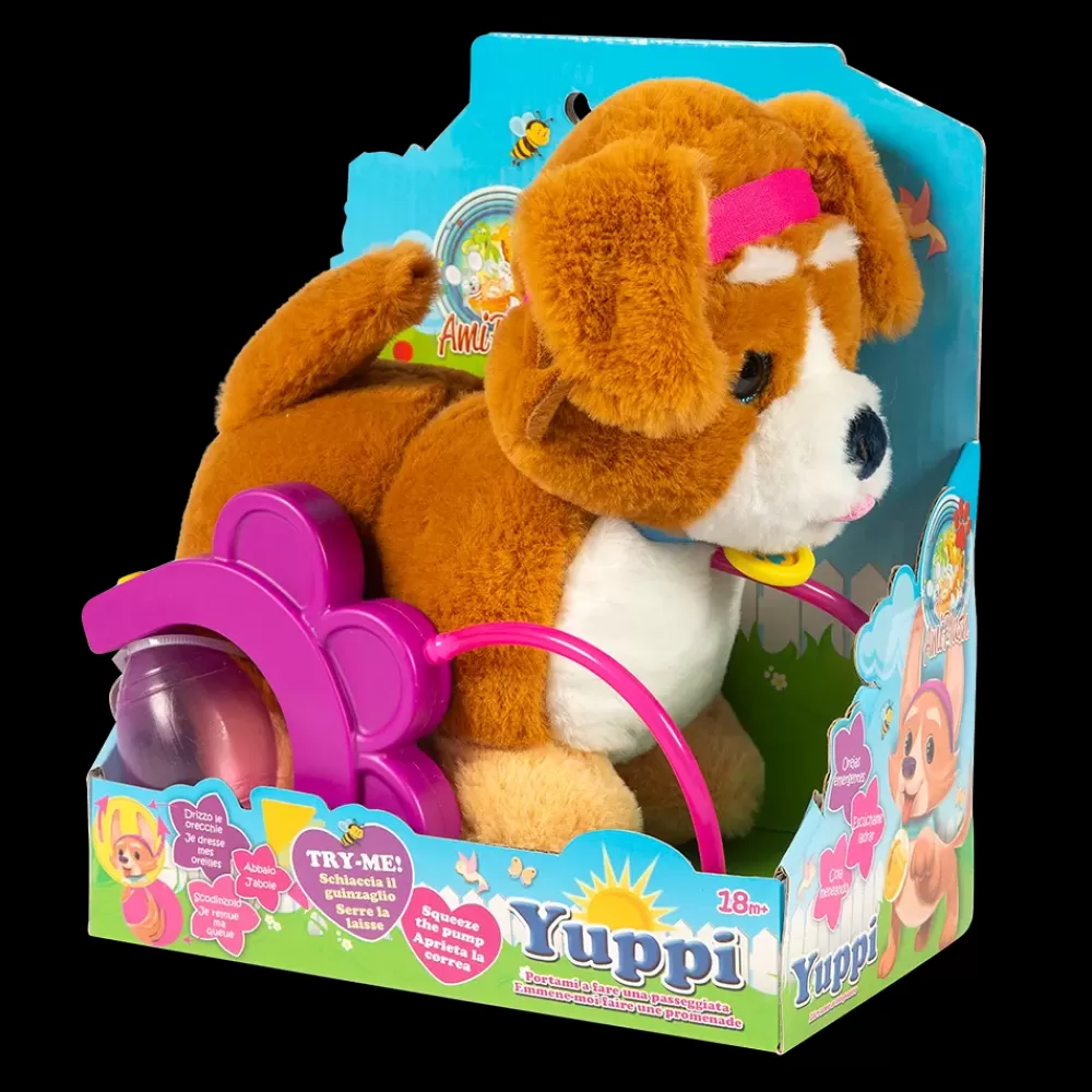 Fashion Yuppi Cane Con Guinzaglio Peluche Interattivi